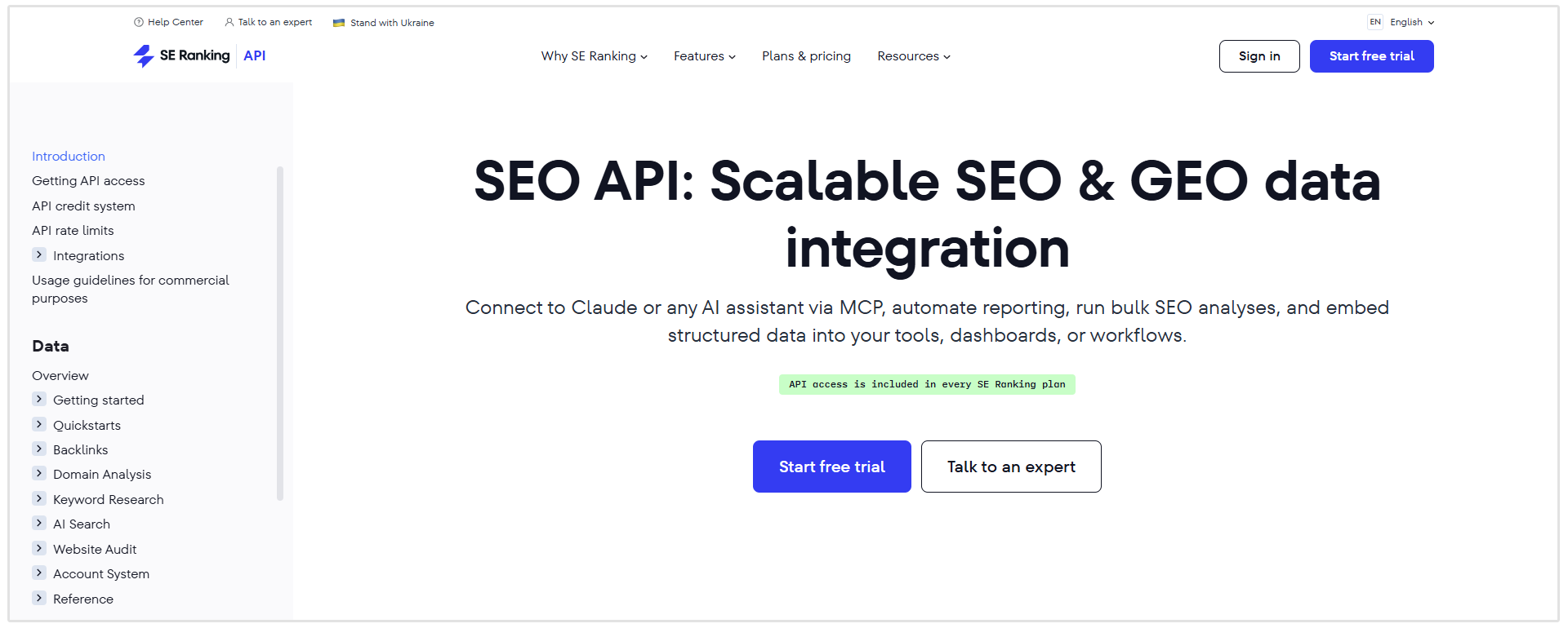SE Ranking API